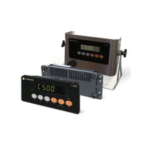 Indicador/controlador de pesagem digital - C series - Rinstrum - IP65 / para montagem em painel / em trilho DIN