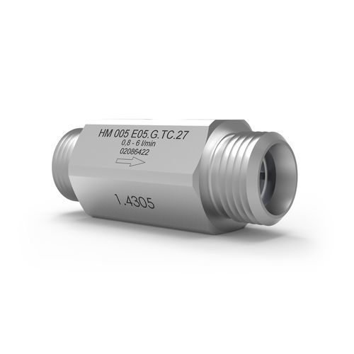 Medidor de vazão de turbina - HM E - KEM Küppers Elektromechanik GmbH - volumétrico / para líquidos / em aço inoxidável