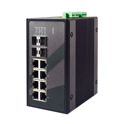 Switch de rede gerenciável - EHG9512 Series - Atop Technologies - 12 portas / Gigabit / para trilho DIN
