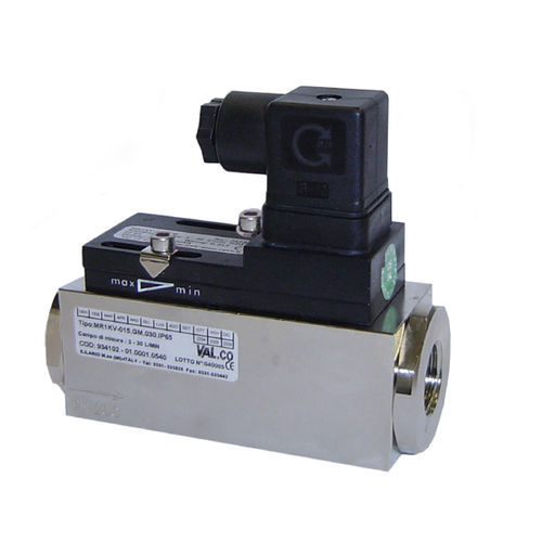 Controlador de fluxo de pistão - MR1KV series - VAL.CO srl - mecânico / tipo reed-switch / para líquidos