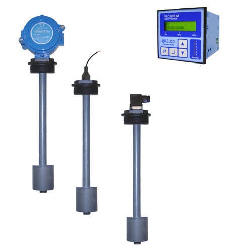 Sensor de nível reed - LINEAR– V-F - VAL.CO srl - para líquidos / analógico / 4–20 mA