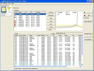 Software de inspeção - MINIWIN  - GRABNER INSTRUMENTS - gráfico