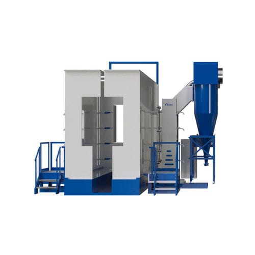 Cabine de pintura a pó fechada - ColorMax®2 - Nordson Industrial Coating Systems - tipo ciclone / automática