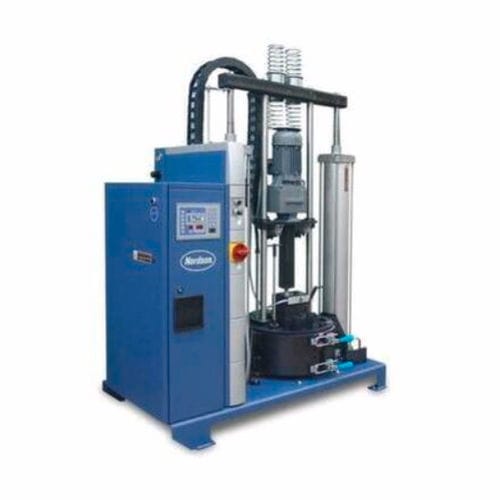 Aparelho de fusão de cola quente (hot-melt) - DuraDrum® - Nordson Adhesive Dispensing - com bomba de engrenagens