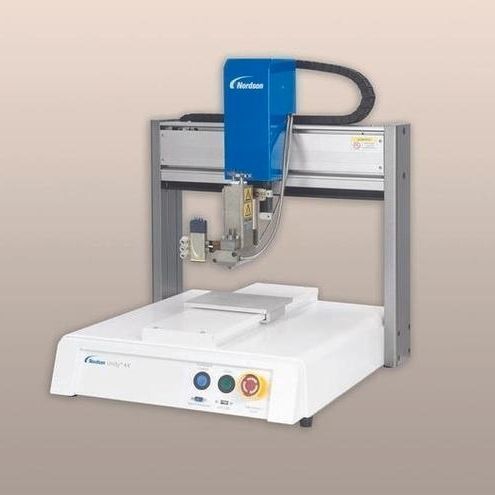 Dosador de cola - Unity™ PURJet Series - Nordson Adhesive Dispensing - de seringa / robótico / aquecido