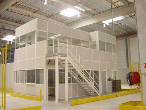 Mezanino industrial de secretária - DIPLEX - para armazém