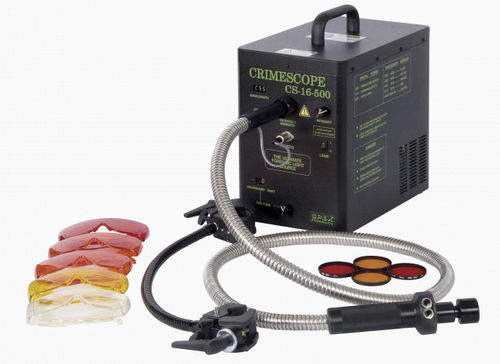 Fonte de luz com lâmpada de xénon - CrimeScope CS-16-500W - HORIBA Scientific - UV / de bancada / para ciência forense