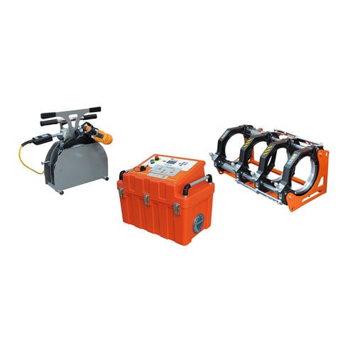 Máquina estacionária de solda de topo - BASIC 250 EASY LIFE - RITMO S.p.A. - automática / para tubo plástico / 230 V monofásica