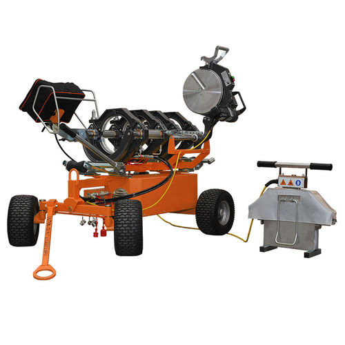 Máquina estacionária de solda de topo - DELTA 250 TRAILER - RITMO S.p.A. - manual / para tubo plástico / 230 V monofásica