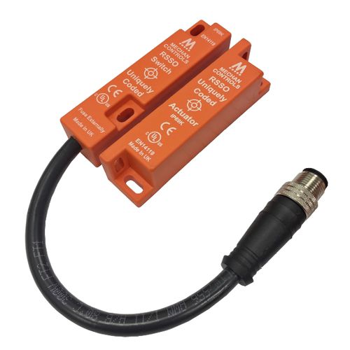 Interruptor de segurança - RSSO LQD - Mechan Controls - 2 polos / para ambientes agressivos / IP69K
