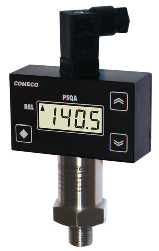 Transmissor de pressão relativa - max. 500 bar | PSQA - Comeco Control & Measurement - de filme fino / analógico / para montagem em painel