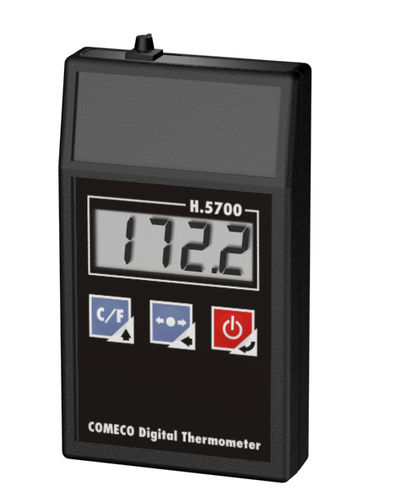 Termômetro Pt1000 - -100 °C ... +1 700 °C | H5700 - Comeco Control & Measurement - digital / portátil / industrial