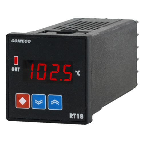 Controlador de temperatura com display LED - -99 °C ... +999 °C | RT18 - Comeco Control & Measurement - programável / industrial