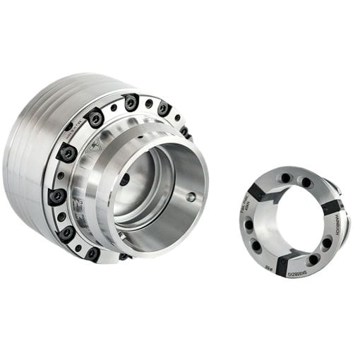 Placa de torno automática - SPANNTOP mini - HAINBUCH GMBH SPANNENDE TECHNIK - com porta-pinça "pullback" / de posição fixa / para peças a usinar