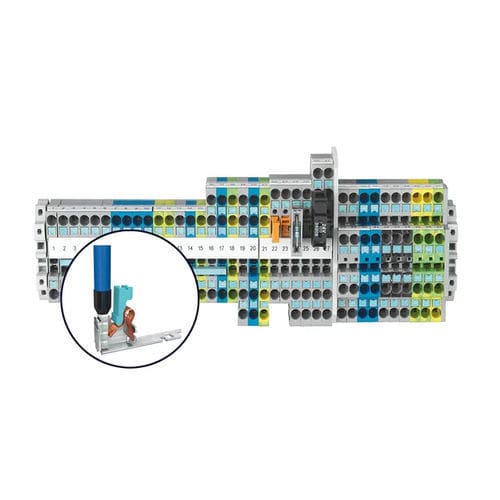 Borne de baixa tensão - 8WH6 - Siemens Low-voltage – Power distribution - para trilho DIN / de encaixe / com ligação de parafuso