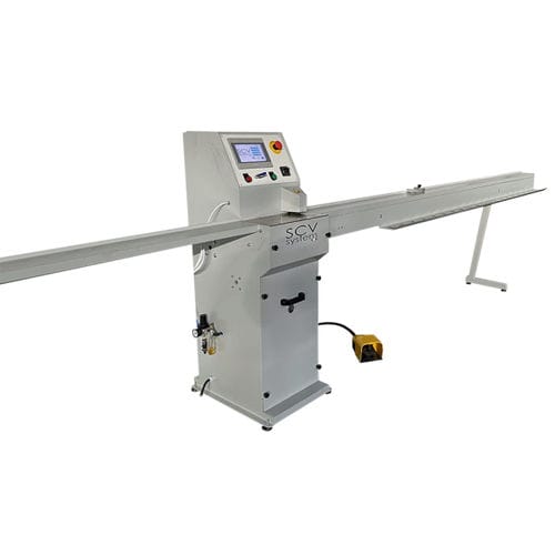 Máquina de corte com faca rotativa - PKM S - SCV System - para alumínio / de perfis / de lâmina
