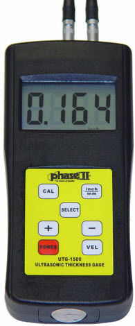 Medidor de espessura de corrosão - 0.040 - 8" | UTG-1500 - Phase II - portátil / de mão / ultrassônico