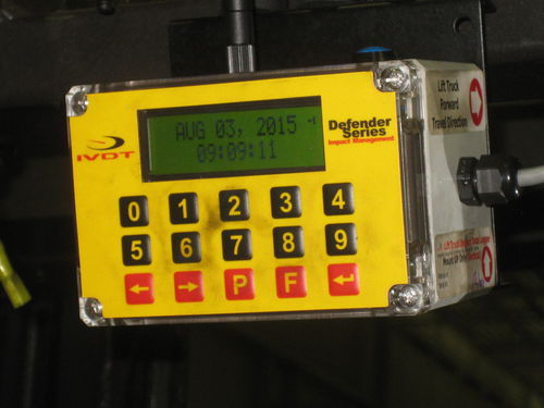 Sistema de monitoramento de impacto - IM2 - Integrated Visual Data Technology Inc - para empilhadeira