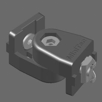 Dobradiça pivotante - 21.2222/0 - Minitec - de alumínio / de parafusar / ajustável