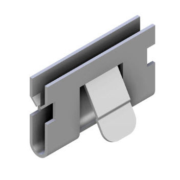 Garra de aterramento em aço galvanizado - E9.0141/0 - Minitec