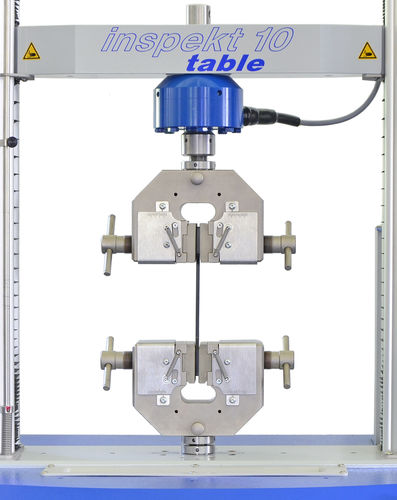 Garra autotravante tipo cunha para testes de tração - Hegewald & Peschke Meß- und Prüftechnik GmbH - de parafuso