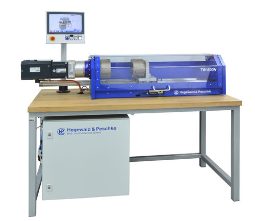 Máquina de ensaio de torção - TW-500H - Hegewald & Peschke Meß- und Prüftechnik GmbH - controlada por computador / para cabos / para arame