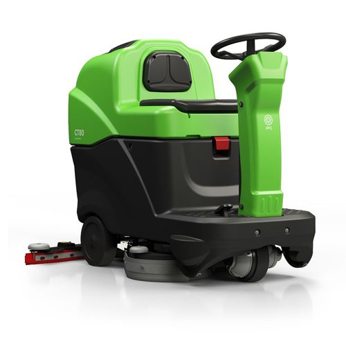 Lavadora automática de piso para operador a bordo - CT80 series - IPC - a bateria / compacta