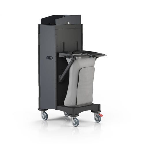 Carrinho de limpeza - BRIX HOTEL MINI - IPC - de armazenamento / com prateleiras / para roupa