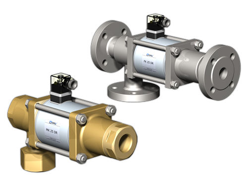 Válvula solenoide de ação direta - MK 25 DR, FK 25 DR - Müller co ax GmbH - de 3 vias / NF / para gás