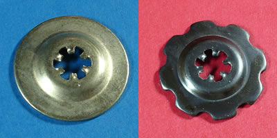 Arruela de trava - DMPP / DMTP Series - West Coast Lockwasher - cônica / dentada interna / dentada externa