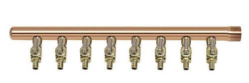 Distribuidor manifold multivias - WPCM1 - Watts Water Technologies - em latão