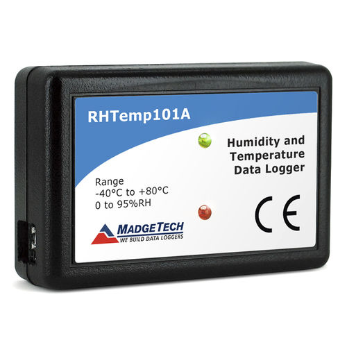 Registrador de dados de temperatura e umidade - RHTemp101A - MadgeTech - com interface PC / sem tela / para monitoramento