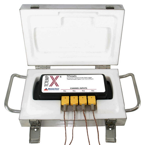 Registrador de dados de temperatura - ThermoVaultX series - MadgeTech - com interface PC / USB / sem tela