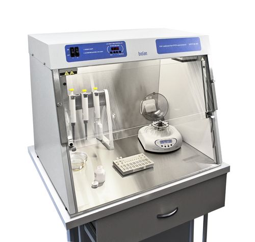 Capela para PCR com luz UV - UVC/T-M-AR - Grant Instruments - em inox