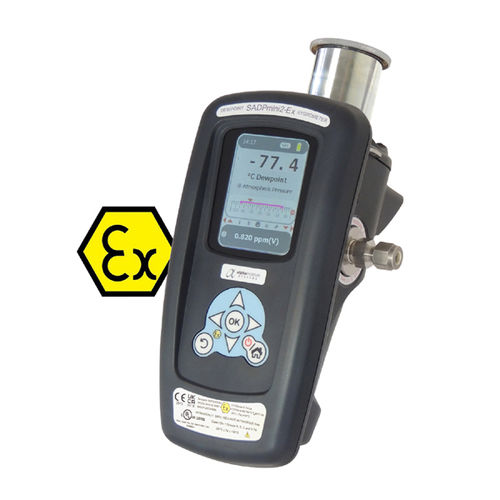 Medidor de ponto de orvalho portátil - SADPmini2-EX - Alpha Moisture Systems Ltd - sem fio / com display LCD / USB