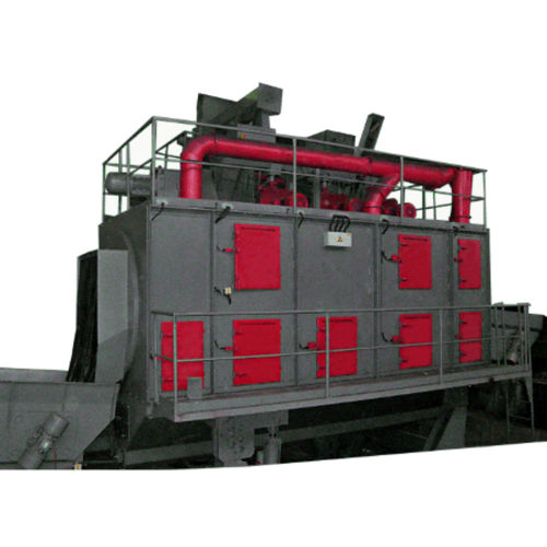 Jateadora de granalha de tambor rotativo - PNB - Gostol TST - de turbina / para metais / para moldagem
