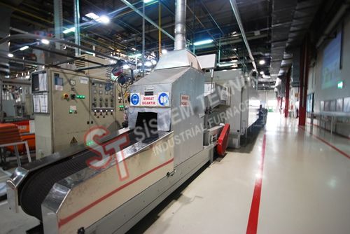 Estufa mufla - Sistem Teknik Industrial Furnaces - com esteira transportadora / de sinterização / elétrica