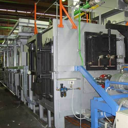 Estufa tipo túnel - Sistem Teknik Industrial Furnaces - para tratamento térmico / a gás