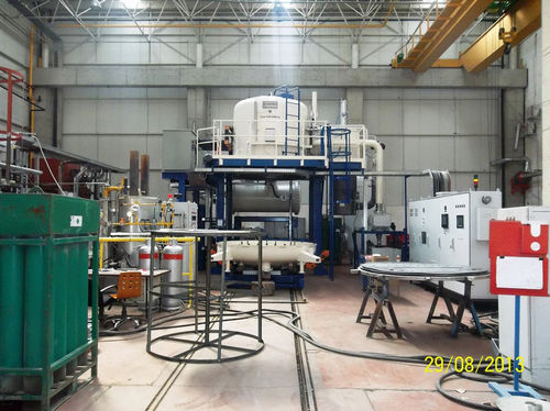 Estufa a vácuo - VF-2D-A series - Sistem Teknik Industrial Furnaces - com retorta rotativa / de têmpera a gás / a gás