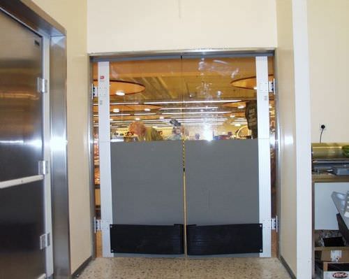 Porta de abrir - ML0052B - DAN-doors - em policarbonato / para a indústria alimentícia / industrial