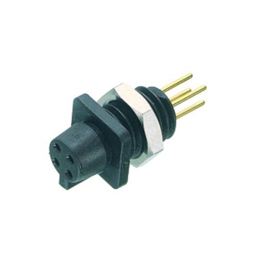 Conector de alimentação elétrica - 719 series - Franz Binder GmbH + Co. Elektrische Bauelemente KG - circular / fêmea / de encaixe rápido