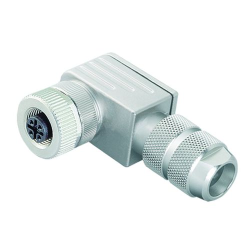 Conector de dados - 825 series - Franz Binder GmbH + Co. Elektrische Bauelemente KG - de alimentação elétrica / cotovelo / circular