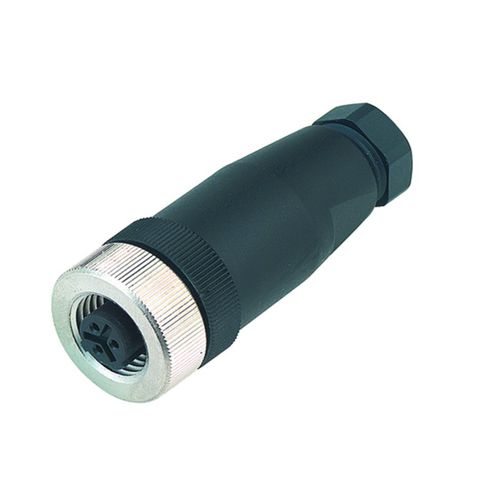 Conector de dados - 815 series - Franz Binder GmbH + Co. Elektrische Bauelemente KG - de alimentação elétrica / fêmea / com bloqueio por parafuso