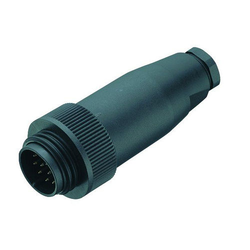 Conector de alimentação elétrica - 694 series - Franz Binder GmbH + Co. Elektrische Bauelemente KG - DIN / circular / macho