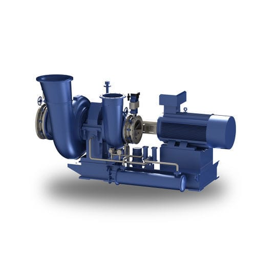Soprador turbo de simples estágio - Shandong Zhangqiu Blower Co.,Ltd - industrial / axial / com acionamento por engrenagem