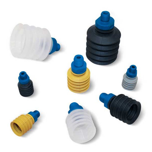Ventosa de fole - 012023 - VUOTOTECNICA - em silicone / em borracha / em alumínio anodizado