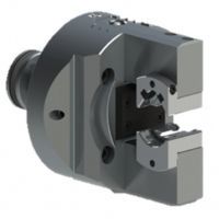 Placa de torno com 2 castanhas - S2QLC - ITW Workholding - para usinagem / para peças a usinar / estacionária