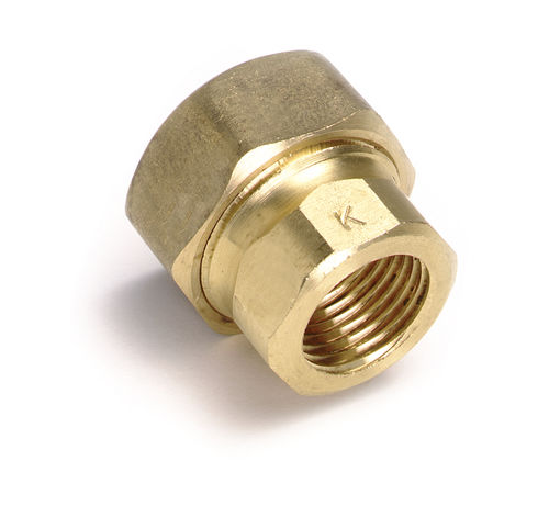 Adaptador hidráulico para tubos - 50137 series - Isiflo AS - fêmea / em latão / reto