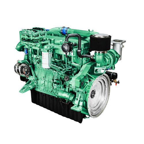 Motor a diesel - 4L086C - HD HYUNDAI INFRACORE - de 6 cilindros / turbo intercooler / common-rail