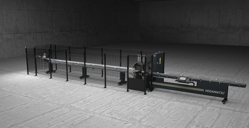 Máquina de corte CNC - VEGAMATIC series - Emmegi Group - com faca rotativa / para PVC / para alumínio